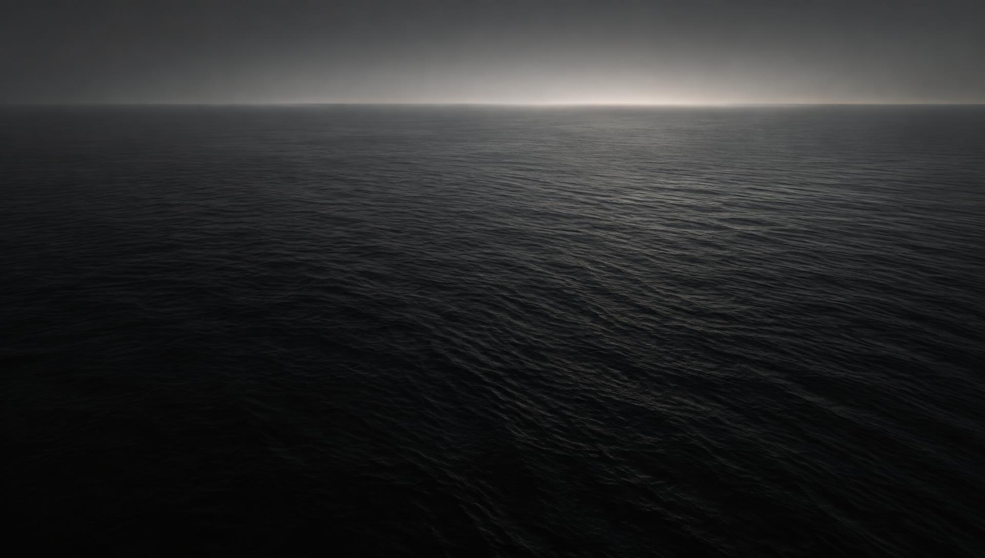 Calm open water at dawn